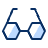 Glasses 4 Icon from Cyber Duotone - Free Set