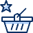Shopping Basket Star Icon from Cyber Duotone - Free Set