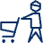 Shopping Cart User 2 Icon from Cyber Line - Free Set