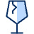 Sign Fragile 1 Icon from Cyber Duotone - Free Set