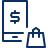 Shopping Application Mobile Icon from Cyber Line Set