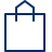 Shopping Bag 6 Icon from Cyber Line Set