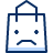 Shopping Bag Frown Icon from Cyber Duotone Set