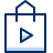 Shopping Bag Multimedia Icon from Cyber Duotone Set