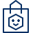 Shopping Bag Smiley Icon from Cyber Line Set