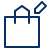 Shopping Bag Tag Icon from Cyber Line Set