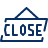 Sign Close Icon from Cyber Line Set