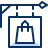 Sign Shopping Bag Icon from Cyber Duotone Set