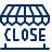 Store Close Icon from Cyber Line Set