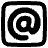 Mention Account Username Email Address Icon from Plump Remix Set
