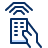Hand Remote Icon from Cyber Duotone Set