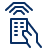 Hand Remote Icon from Cyber Line Set