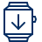 Smartwatch Download Icon from Cyber Line Set