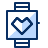 Smartwatch Favorite Heart 2 Icon from Cyber Duotone Set