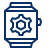 Smartwatch Setting Icon from Cyber Line Set