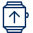 Smartwatch Upload Icon from Cyber Line Set