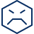 Smiley Angry 2 Icon from Cyber Line Set
