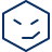 Smiley Evil Smile Icon from Cyber Line Set