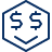 Smiley Money Icon from Cyber Line Set