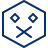 Smiley Silence 1 Icon from Cyber Line Set