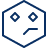 Smiley Thinking Icon from Cyber Line Set