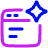 Ai Browser Spark Icon from Plump Neon Set