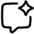 Ai Chat Spark Icon from Plump Line Set