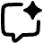 Ai Chat Spark Icon from Plump Remix Set