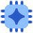 Ai Chip Spark Icon from Plump Flat Set