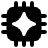 Ai Chip Spark Icon from Plump Solid Set
