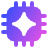 Ai Chip Spark Icon from Plump Gradient Set