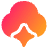 Ai Cloud Spark Icon from Plump Gradient Set