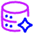 Ai Database Spark Icon from Plump Neon Set