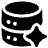 Ai Database Spark Icon from Plump Solid Set