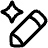 Ai Edit Spark Icon from Plump Line Set
