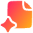 Ai File Spark Icon from Plump Gradient Set
