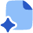 Ai File Spark Icon from Plump Flat Set