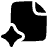 Ai File Spark Icon from Plump Solid Set