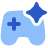 Ai Gaming Spark Icon from Plump Flat Set