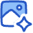 Ai Generate Landscape Image Spark Icon from Plump Duo Set