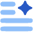 Ai Generate Text Spark Icon from Plump Flat Set