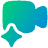 Ai Generate Video Camera Spark Icon from Plump Gradient Set