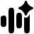 Ai Generate Voice Spark 1 Icon from Plump Solid Set