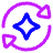 Ai Redo Spark Icon from Plump Neon Set
