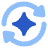 Ai Redo Spark Icon from Plump Flat Set