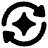 Ai Redo Spark Icon from Plump Solid Set