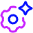 Ai Settings Spark Icon from Plump Neon Set