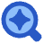 Ai Upscale Spark Icon from Plump Flat Set