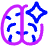 Artificial Intelligence Spark Icon from Plump Neon Set