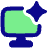 Computer Ai Spark Icon from Plump Pop Set